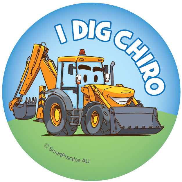 I Dig Chiro Stickers (100pk)