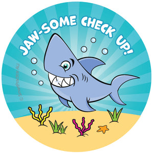 Jawsome Checkup! Stickers (100pk)