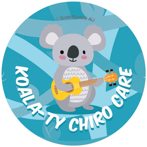 Koala-ty Chiro Care Stickers (100pk)