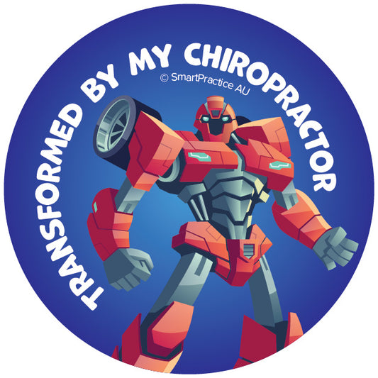 Chiro Transformer Stickers (100pk)