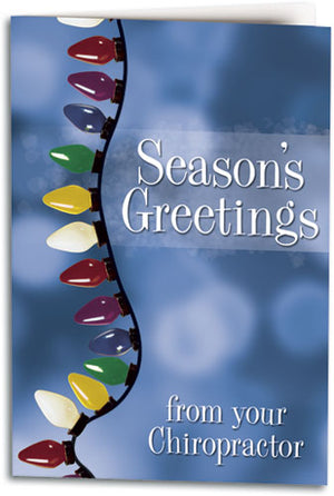 Season's Greetings/Lights Traditional Folding Card