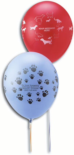 Pawprint Balloons