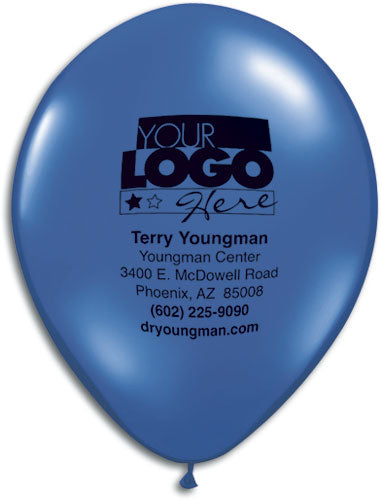 9" Round Jewel and Fashion Colors Personalized Biodegradable Balloon