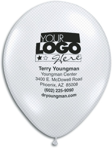 9" Round Jewel and Fashion Colors Personalized Biodegradable Balloon