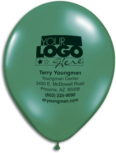 9" Round Jewel and Fashion Colors Personalized Biodegradable Balloon
