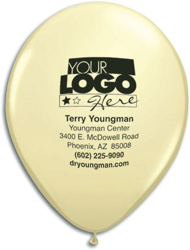 9" Round Jewel and Fashion Colors Personalized Biodegradable Balloon