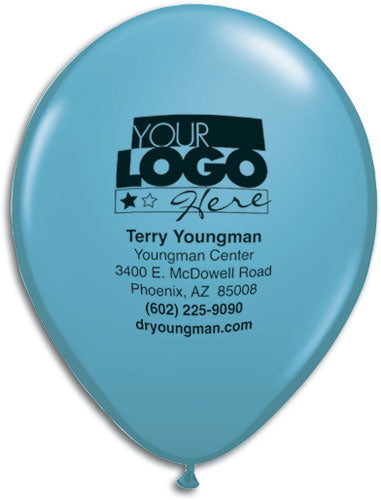 9" Round Jewel and Fashion Colors Personalized Biodegradable Balloon