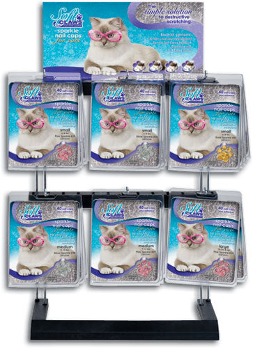 Soft Claws® Sparkle Display Feline