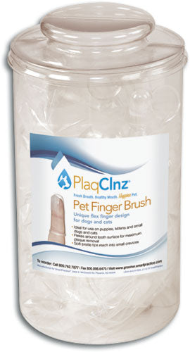 PlaqClnz® Silicone Pet Finger Toothbrushes