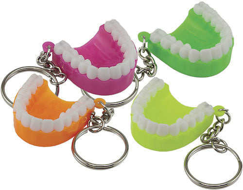 Neon Teeth Keychain (36 Pack)
