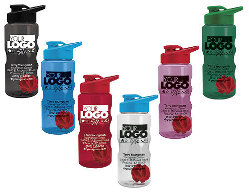 600ml Shaker Bottle with Drink-thru Lid