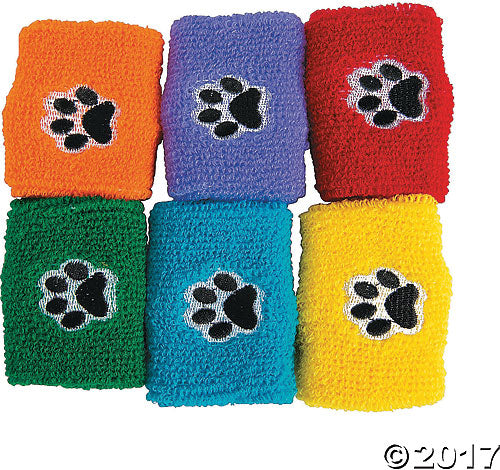 Paw Print Wristbands