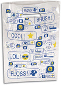 Smile Texts Large Scatter Print Supply Bag (100 Pack)