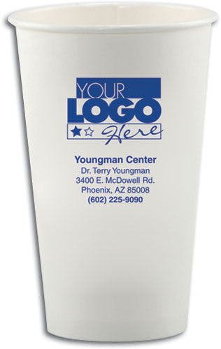 16 oz. Paper Cup - White