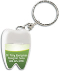 Tooth Shaped Dental Floss Keychain