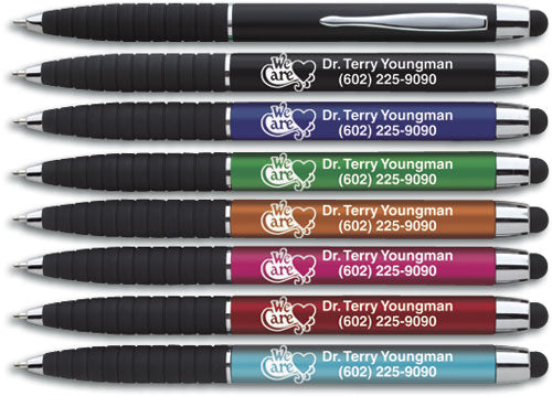 Metallic Cool Grip Stylus Pen