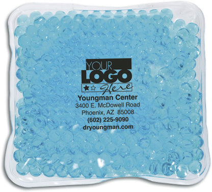 Square Aqua Pearls Hot/Cold Pack