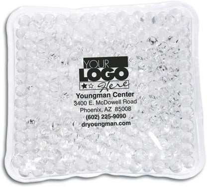 Square Aqua Pearls Hot/Cold Pack