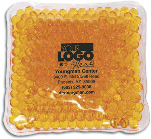 Square Aqua Pearls Hot/Cold Pack