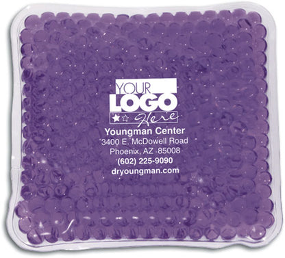 Square Aqua Pearls Hot/Cold Pack