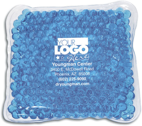 Square Aqua Pearls Hot/Cold Pack