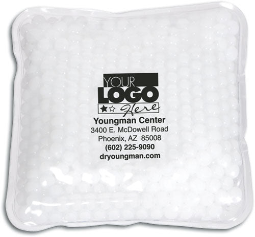 Square Aqua Pearls Hot/Cold Pack