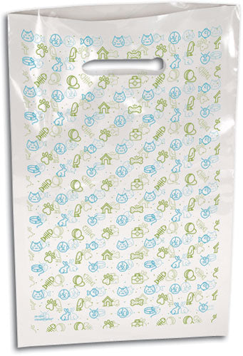 Pet Essentials Scatter Print Plastic Supply Bag