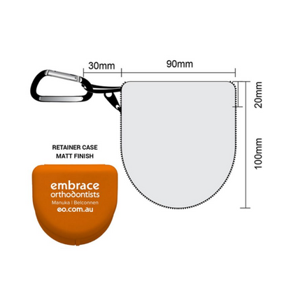 2 in1 Retainer Case & Neoprene Zip Case