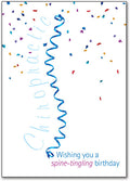 Spine Tingling Birthday Postcard