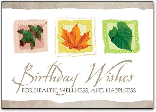 Birthday Health Wellness Postcard