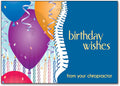 Birthday Wishes Spine Postcard