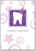 Birthday Tooth/Hat Postcard