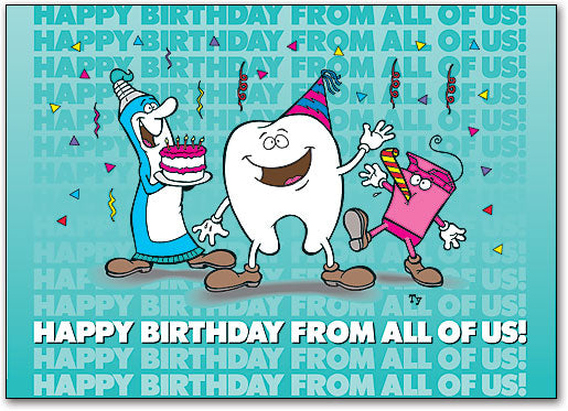 Birthday From All Postcard