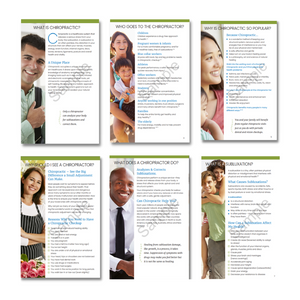 Chiropractic Wellness Health From Within Brochures (Pack of 25)