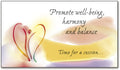 Promote Well-Being Appointment Card