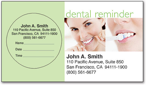 Reminder Sticker Appointment Cards