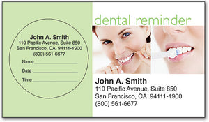 Reminder Sticker Appointment Cards