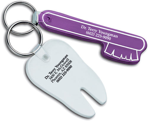 Tooth-Shaped Key Tag