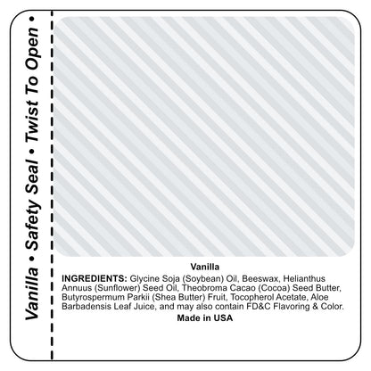 Custom Personalised Lip Balm – Vanilla