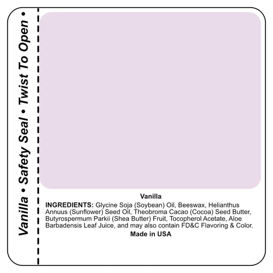 Custom Personalised Lip Balm – Vanilla