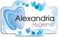 Die-cut Blue Tooth Name Badge