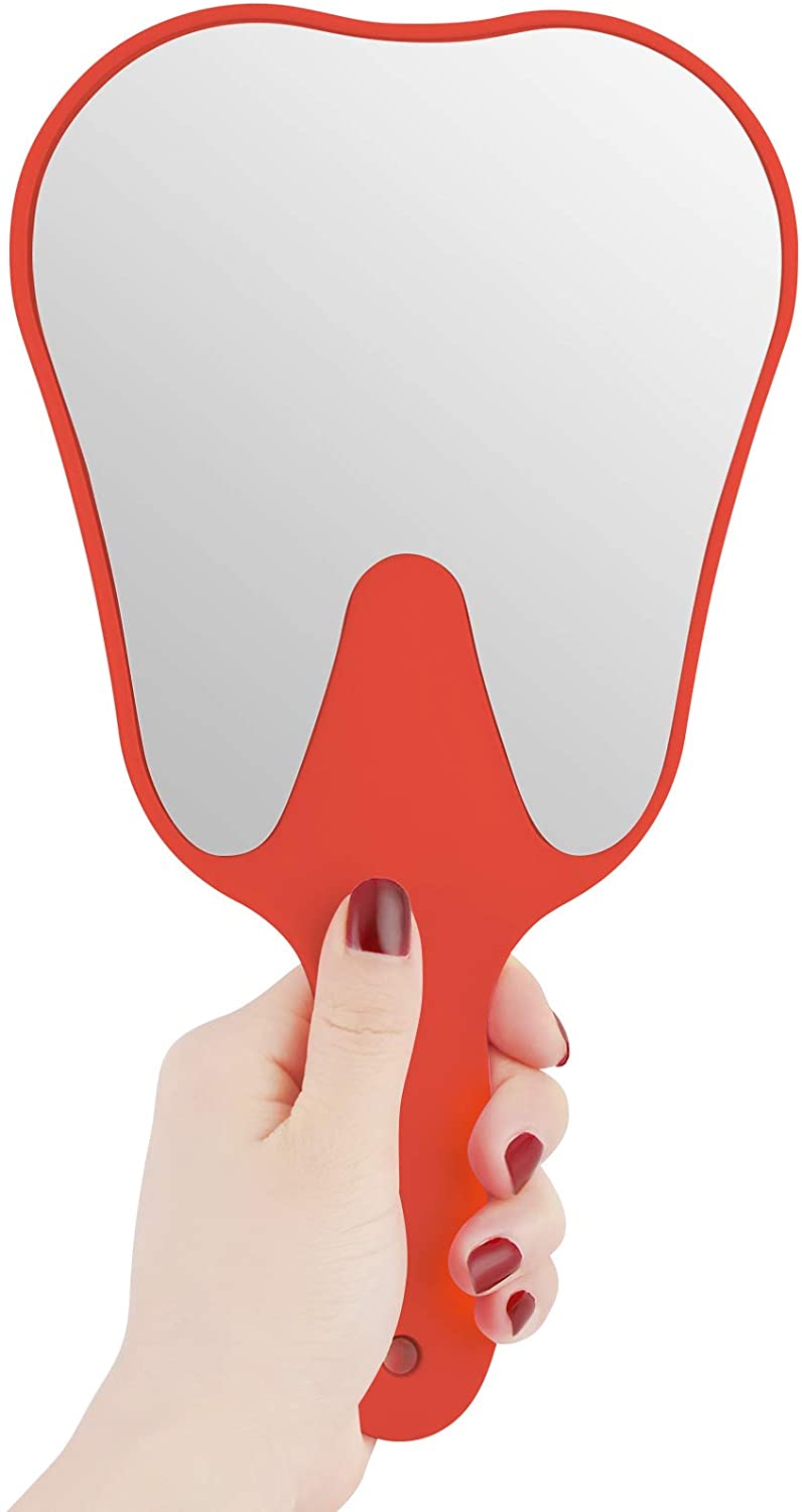 Tooth Shape Dental Hand Mirrors