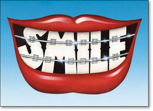 Smile With Braces Postcards