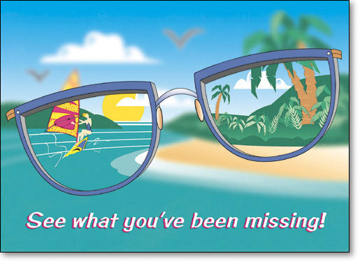 You've Been Missing Postcard