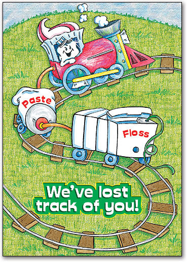 Lost Track of You Postcard