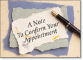 A Note to Confirm Postcard