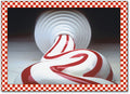 Striped Toothpaste Postcard