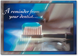 Reminder from Your Dentist Postcard