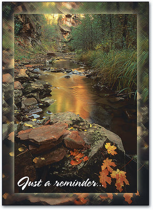 Autumn Reminder Postcard
