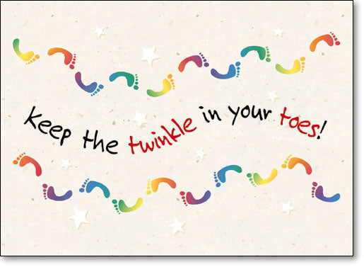 Twinkle Feet Postcard